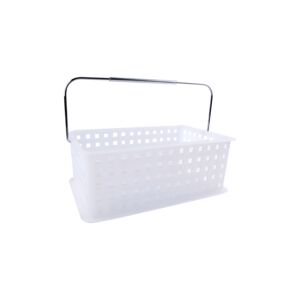 InterDesign Zia Frost Basket White 13 x 35.5cm InterDesign Zia Frost Basket White 13 x 35.5cm